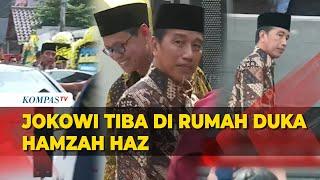 Presiden Jokowi Tiba di Rumah Duka Hamzah Haz Wapres Terpilih Gibran Ikut Melayat