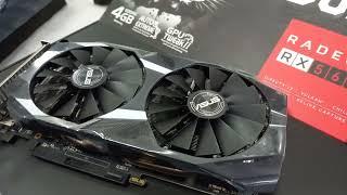 ‼️#asus RX 560 4G GDDR5128bit‼️