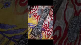 5 steps me lagaye beautiful Dulhan mehndi design  #mehndi #art #bridal #shorts