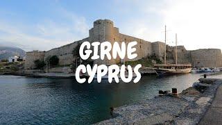 walking in girne north cryprus 在北塞浦路斯凯里尼亚城堡散步