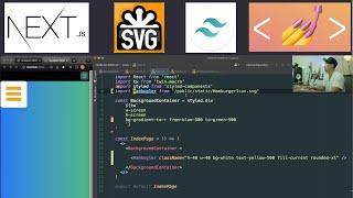 Next.js with SVGR tailwind and react styled components for svgs EASY