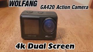 WOLFANG GA420 Action Camera  4k Action Camera with WiFi