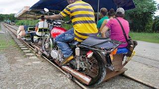 Riding One of the Cheapest Motorcycle Train in Colombia