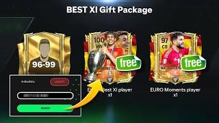 LAST EURO 2024 BEST XI GIFT PACKAGE  100 LAMINE YAMAL  DO THIS TO GET NEW SECRET REDEEM CODE 