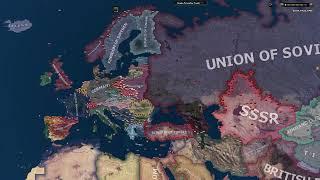 Europe in Flames AGORA non  historical - Hoi4 Timelapse