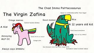 Virgin Zafina PK VS Chad Imma Psittacosaurus