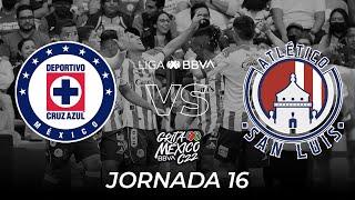 Resumen  Cruz Azul vs San Luis  Liga BBVA MX - Grita México C22  - Jornada 16