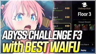 ABYSS CHALLENGE FLOOR 3 3 STAR CLEAR with BEST WAIFU MILIM - Epic Seven