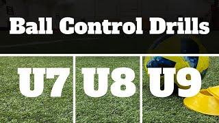 Ball Control Drills For U7 U8 & U9 SoccerFootball 2021