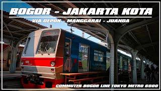 KRL BOGOR - JAKARTA KOTA  Rute Commuter Line Terpadat di Indonesia