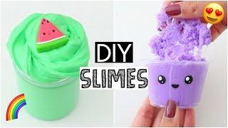 MAKING 6 AMAZING DIY SLIMES - FAMOUS Slime Recipe COMPILATION