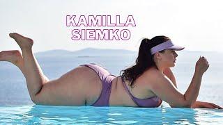 Kamilla Siemko-Wiki and Bio  plus size model lingerie try on  bbw  ssbbw