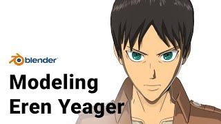 Modeling Eren Yeager from Attack on Titan Timelapse