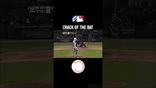 MLB Crack of the Bat #baseball #shorts #sports #mlb