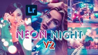 NEON NIGHT V2 Lightroom Preset   Neon preset  Free lightroom presets #46