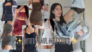 Outfit Haul mit Cider