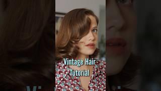 Vintage hairstyle for short hair