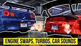 ENGINE SWAPS  TURBOS  EXHAUST TUNING  CAR SOUNDS  Need for Speed Heat