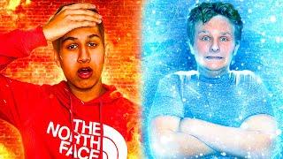 BURN or FREEZE *EXTREME* HOT VS COLD Challenge