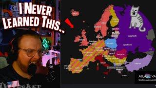 American Reacts to Odd Maps of Europe..