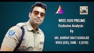 Exclusive-Abhirup Bhattacharjee Rank 3WBCSExe 2018 Analyzes WBCS Preliminary 2020 Question Paper