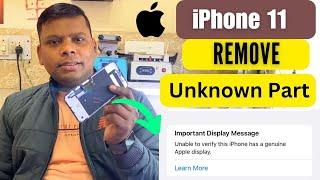 Unknown Part Remove iPhone 11 Display Trutone Install  Change Display ic  Repair