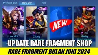 FRAGMENT SHOP UPDATE FOR JUNE  MOBILE LEGEND SHOP FRAGMENT 2024