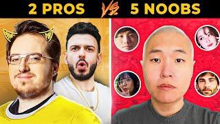 5 Noobs vs The Best Valorant Pro in the World... and Tarik