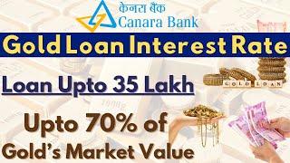 Canara Bank Gold Loan  Best Gold Loan Bank in India  Canara Bank Gold Loan Interest Rates 2024 