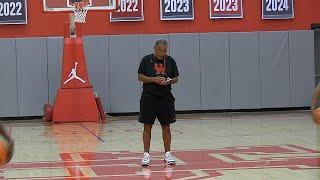 Behind the scenes first day of UH Hoops practice