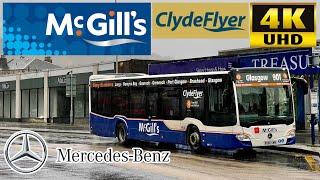 McGill’s Buses Clyde Flyer 901 Largs to Wemyss Levan Gourock Glasgow Mercedes-Benz Citaro O295