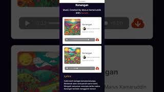 Kenangan - Music Created By Marus Kamaruddin With SunoAi