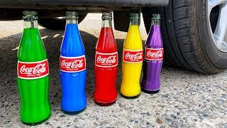 Crushing things with Car Experiment Car vs Coca Cola _crushing Crunchy and Soft Things by Car