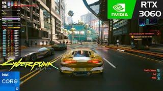 Cyberpunk 2077 Ultra settings  RTX 3060  intel i7-11800H