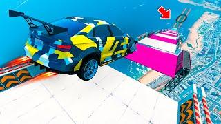 The ULTIMATE GTA 5 Mega Ramp Challenge 