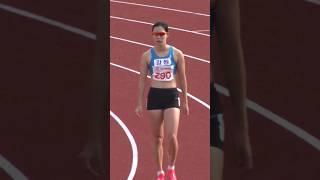 Korean female track athlete #korea #trending #sports #shorts