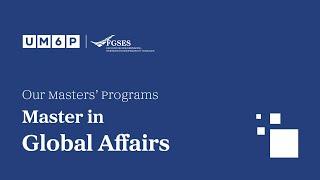 FGSES Masters Programs - Presentation of the Master in Global Affairs by Professor Kidane Kiros