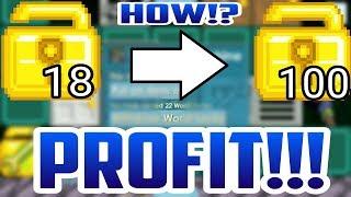 How to Get Rich With 18 WLS  Growtopia