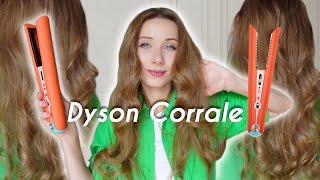 DYSON CORRALE STRAIGHTENER REVIEW  How To Curl Your Hair With A Straightener EASIEST TUTORIAL