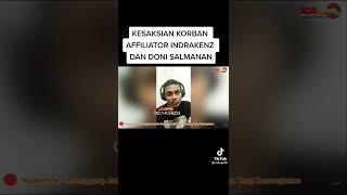 kesaksian korban #affiliator #indrakenz dan #donisalmanan