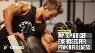 TOP 5 Bicep Peak Exercises  Rob Riches