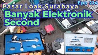 Pasar Loak Surabaya‼️Banyak Alat  Elektronik Second disini#morningtrip