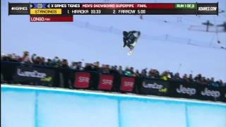 X Games Tignes Arthur Longo takes silver in Mens Snowboard SuperPipe