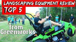 Top 5 NEW landscaping toolsequipment from Greenworks line-up. Have you seen these yet? 4k vid