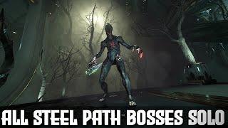 I Finished All Steel Path Hard Mode Boss Fights Solo  Warframe