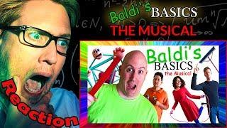 BALDIS BASICS THE MUSICAL by Random Encounters REACTION  BALDI IN REAL LIFE 