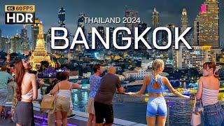  4K HDR  Walking Bangkok 2024  The Best City in the World  destination for tourists