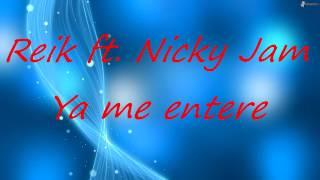 Reik ft. Nicky Jam- Ya me entere Tłumaczenie PL