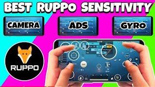 2021NEW RUPPO BEST SENSITIVITY + SETTINGS  4 FINGER CONTROL  PUBG MOBILE