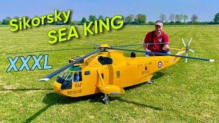 Stunning XXXL Sikorsky SH-3 Seaking Royal Air Force RC Turbine Helicopter Scale 162